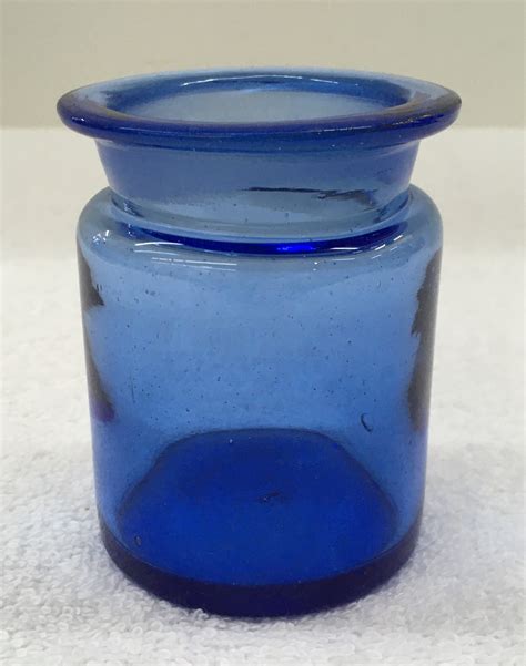 Cobalt Blue Glass Apothecary Jar 